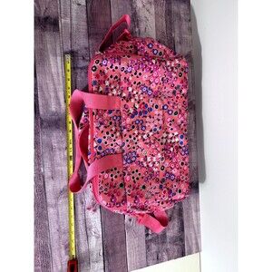 Vera Bradley CORAL Meadow Peach Floral Iconic XL Travel Duffel/Laptop Bag